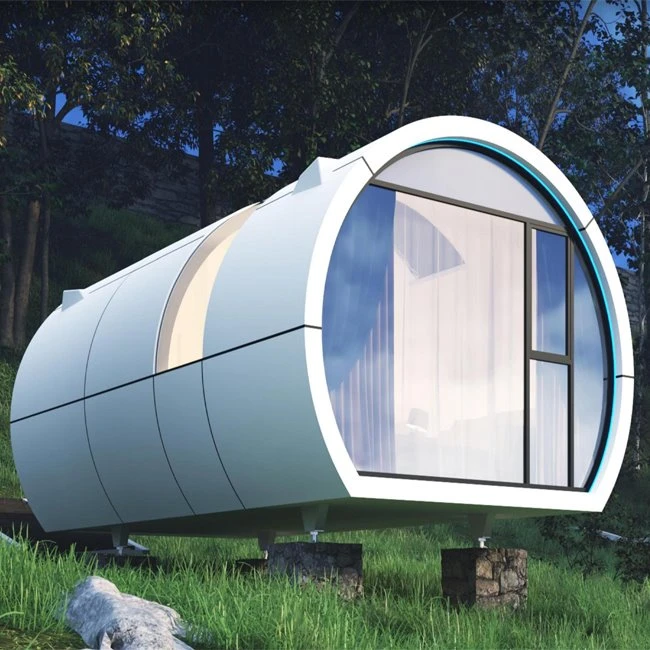 Tiny Egg 20 ft Apple Cabin Capsule House dirižablis